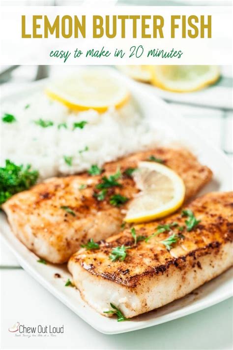Easy Lemon Butter Fish in 20 Minutes .